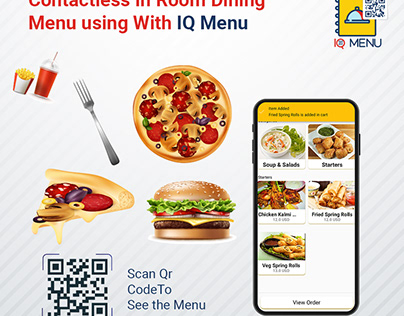 QR MENU ORDERING IS NOW AVAILABLE AT IQMENU
