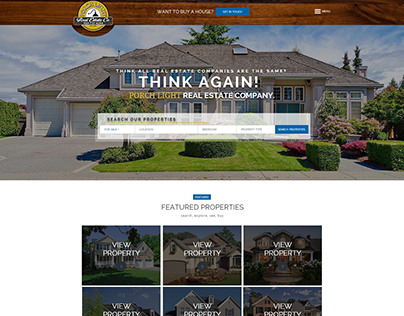 Real Estate Company Website Design Project