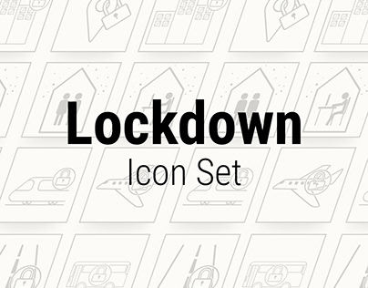 Lockdown Icon Set