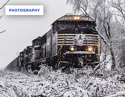 Snowy Train