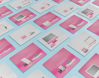 The Future of Banking: 3D Illustrations in Four Colors