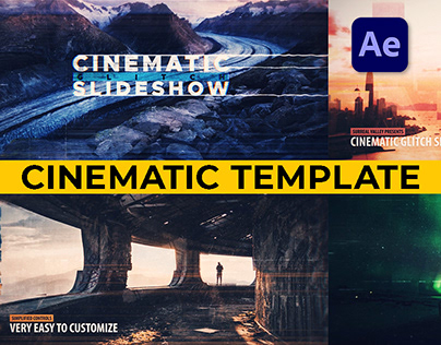 Cinematic Slideshow After Effects Template