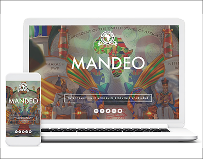 Mandeo Clothing website