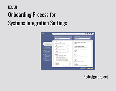Onboarding setup process for systems integration
