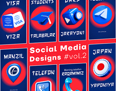 Social Media Designs #vol2 | Blue Sky