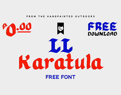 LL KARATULA Free Font
