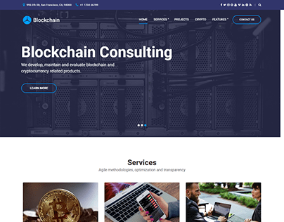BlockChain Consulting Wordpress