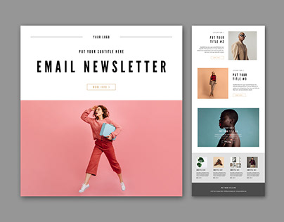 Project thumbnail - Email Newsletter Layout (Download)