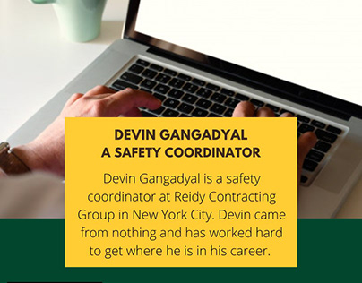 Devin Gangadyal A Safety Coordinator