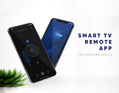 Samsung Smart TV Remote App - UI/UX App Design