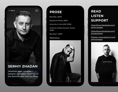 READ. LISTEN. SUPPORT. Concept for mobile devices.