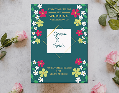Project thumbnail - Digital Art | Wedding Card Design | Invitation Design