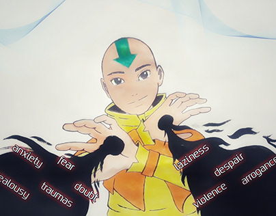 Aang will absorb every negative feeling