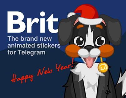 Animated Stickerpack for BRIT