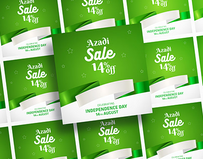 Pakistan Independence Day Sale Banner