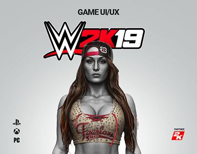 WWE 2K19 - UI/UX Design