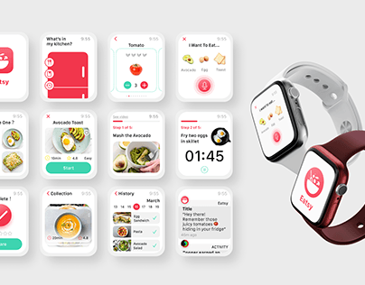 Project thumbnail - Eatsy - Apple Watch App Design