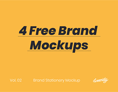 Free Brand Mockups Vol. 02