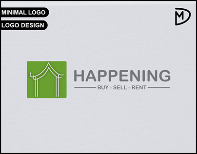 Happening - Buy Sell Rent Logo Design