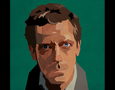 Hugh Laurie portrait