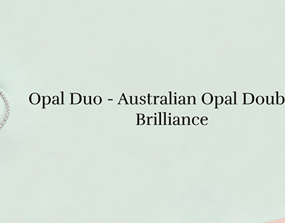 Opal's Twin Delight: Dazzling Australian Opal Doublet