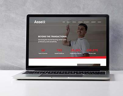 Assett Group Service: Corporate website design