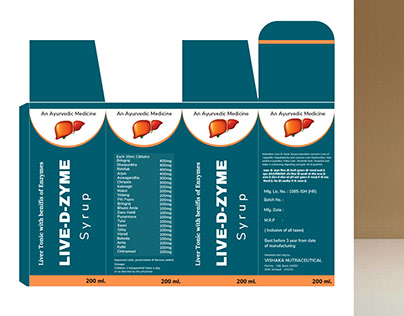 Revitalize Life Liver Tonic Packaging Design