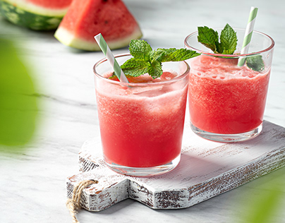 Watermelon smoothie - food photography