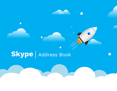Skpye App- Address Book and Chat Interface