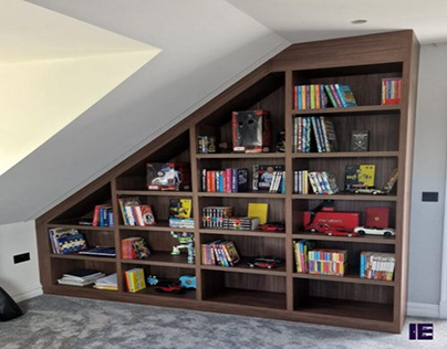 Loft Fitted Bookcases Set | Kenton | Inspired Elements