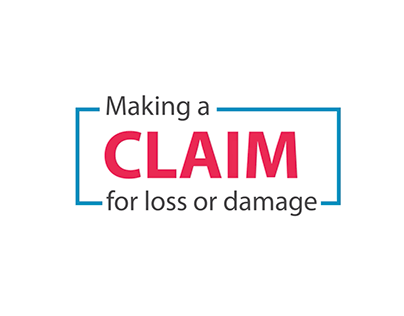 Making a claim for loss or damage