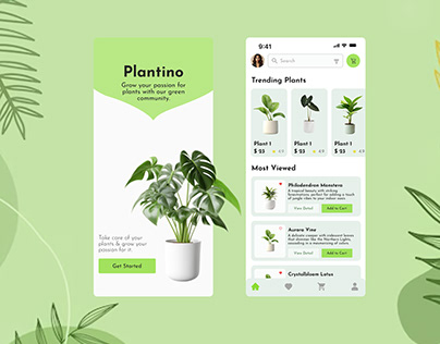 Plant App- 3D Design