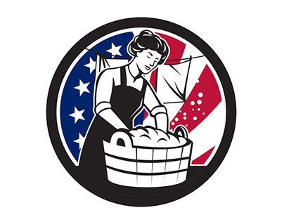 American Laundry USA Flag Icon
