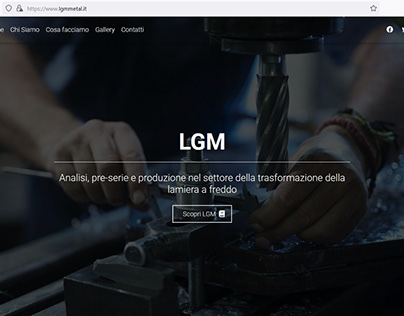 Sito web per azienda LGM Metal