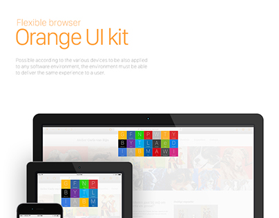 flexible browser Orange Ui kit