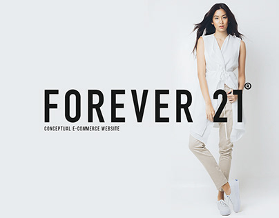 Forever 21 an E-commerce Website Design.