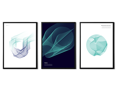 Viento Abstract Posters