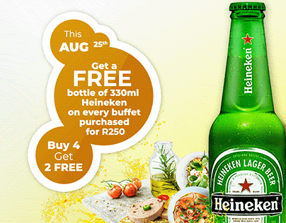 The last Sunday buffet with Heineken