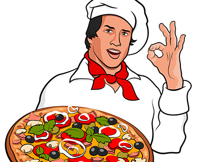 Pizzeria "Adriano" - Identity