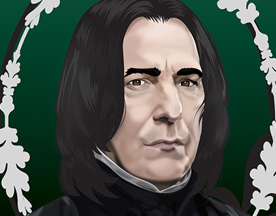 Harry Potter 'Professor Snape' vector portrait