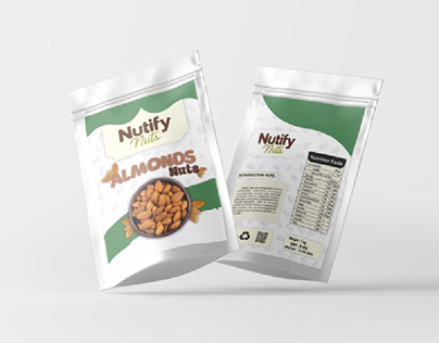 Almonds packaging design, packaging e