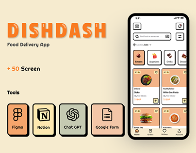 Dish Dash food Delivery App