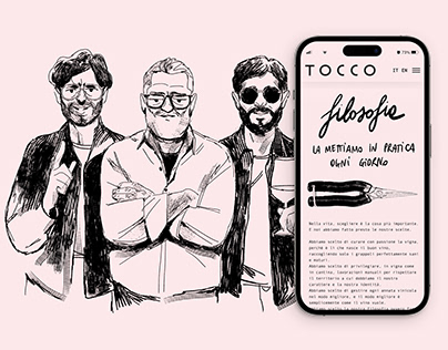 Tocco: new identity and web interface