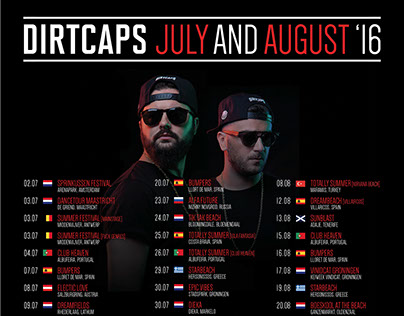 Dirtcaps Summer Tour 2016