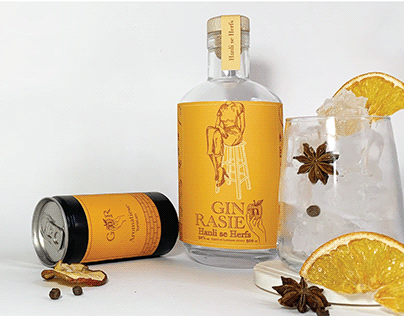 Gin Branding, Packaging Design & Campaign _GIN ń RASIE