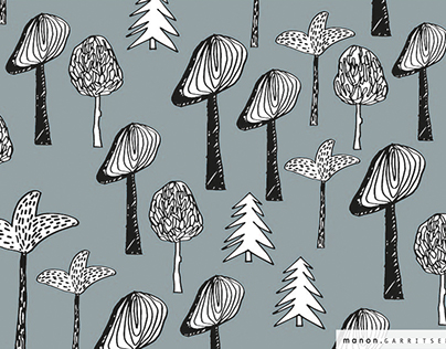 Pattern design 'TREES"