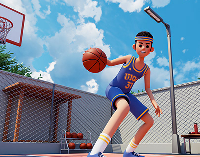 Project thumbnail - Jangsket | 3D Character Basketball Player