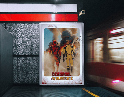 Mockup concept poster Deadpool&Wolverine