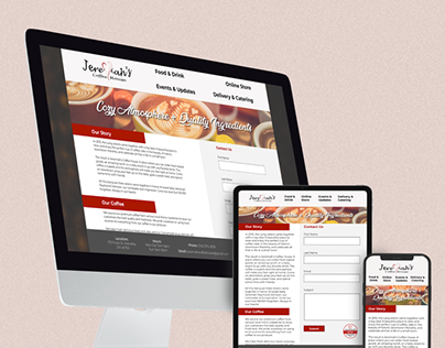 Website Redesign: Jeremiah's Coffee House