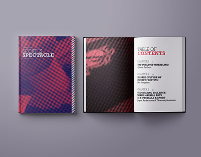 Sport is Spectacle Book Design